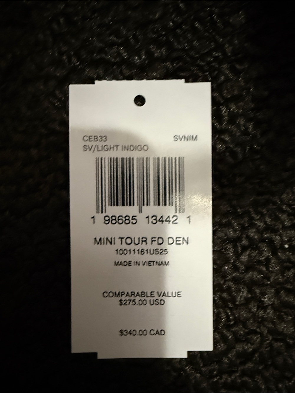 Coach Loved denim mini tour tote bag - Picture 8 of 12